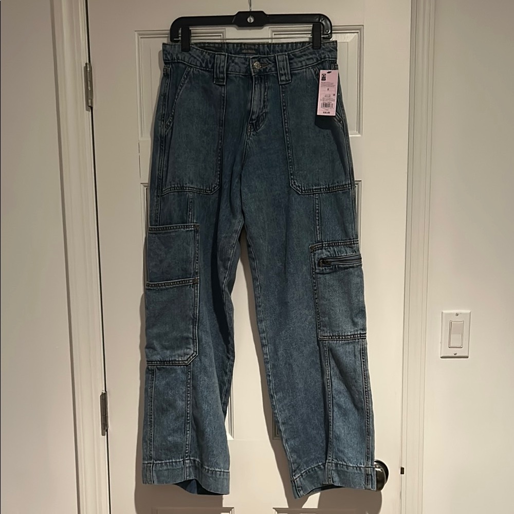 Wild Fable Distressed Wide Legged Jeans (NWT)